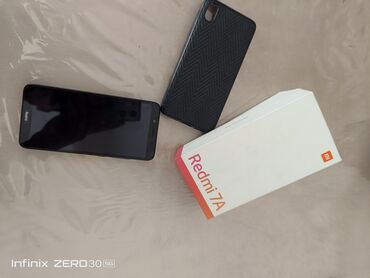 флешка на телефон fly: Redmi 7A, 32 GB, rəng - Qara, Face ID