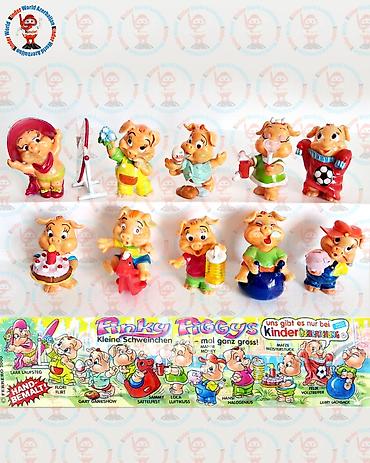 kinder batman: Kinder Surprise “Pinky Piggy’s – Kleine Schweinchen” kolleksiya — 1