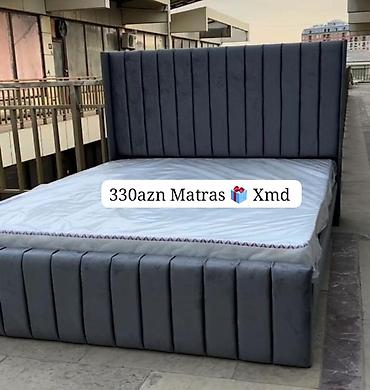 iki neferlik çarpayi: Möhtəşəm endirim 1.60*2 ölçü Rəng seçimi mövcuddur 🎨 360₼ deyil ❌ — 1