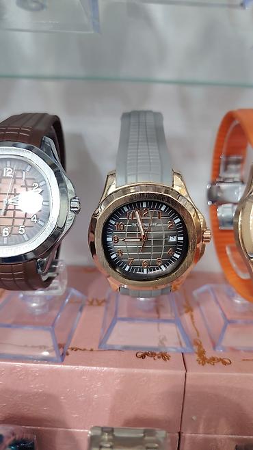 Aksesuarlar: Patek Philippe Aquanaut tərzində kişi qol saatları - Korpus: parlaq — 3