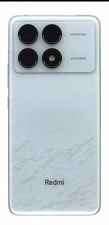 телео: Redmi, Redmi K70, Б/у, 256 ГБ, цвет - Белый, 2 SIM — 1