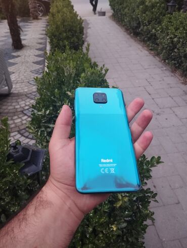 10 010 nomrelerin satisi: Xiaomi Redmi Note 9 Pro, 128 GB, rəng - Mavi, 
 Zəmanət, Düyməli, Barmaq izi