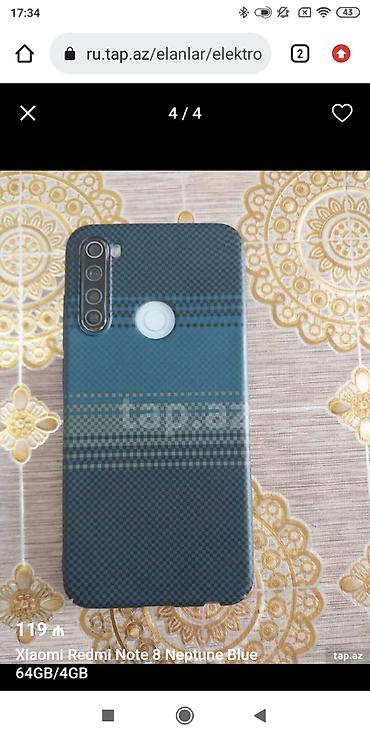redmi note 7 adapter: Redmi Note 8, 64 GB, Barmaq izi — 3