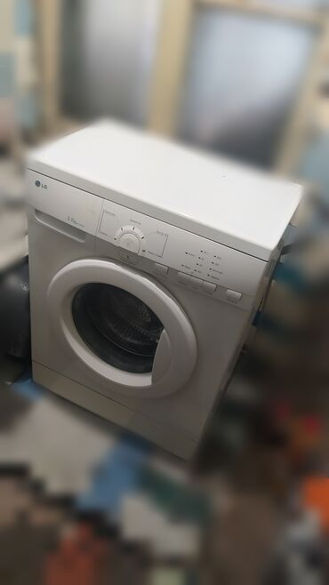 тэн для стиральной машины: Стиральная машина LG, Б/у, Автомат, До 5 кг, Компактная