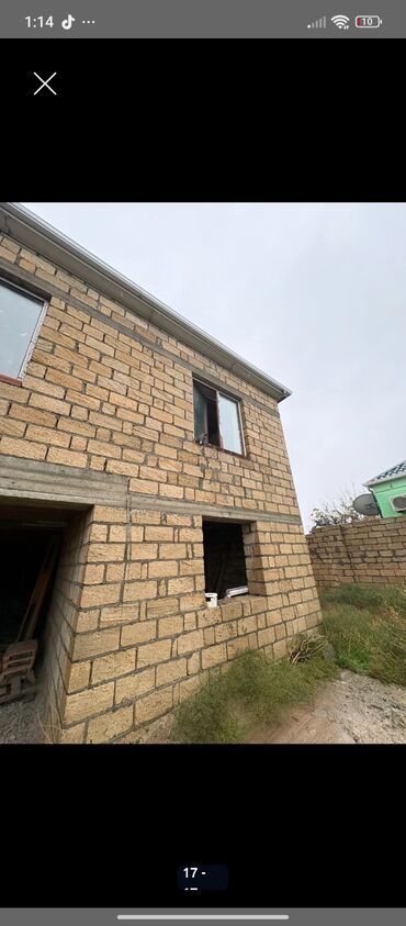 Həyət evləri və villaların satışı: Satılır: iki mərtəbəli yarımçıq tikili və həyətyanı sahə - Tikintisi — 1