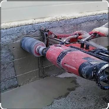Алмазное бурение отверстий в бетоне, железобетоне, кирпиче и блоках