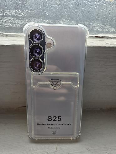 it eti: Şəffaf telefon qabı – S25 modeli - Material: elastik və zərbəyə — 1