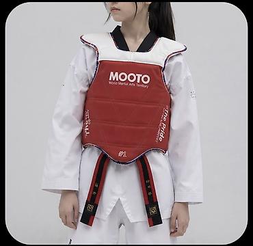 Спорт и хобби: 🥋 Протектор MOOTO для тхэквондо 🔵🔴 Двусторонний — синий/красный 📏 — 4