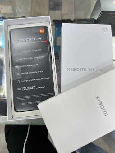 xiaomi 14 купить: Xiaomi, 14T Pro, Новый, 512 ГБ, цвет - Черный, 2 SIM, eSIM