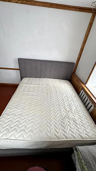 Оңдоп-түзөө жана курулуш: Двуспальная кровать King size с мягким изголовьем и матрасом. Огромная — 1