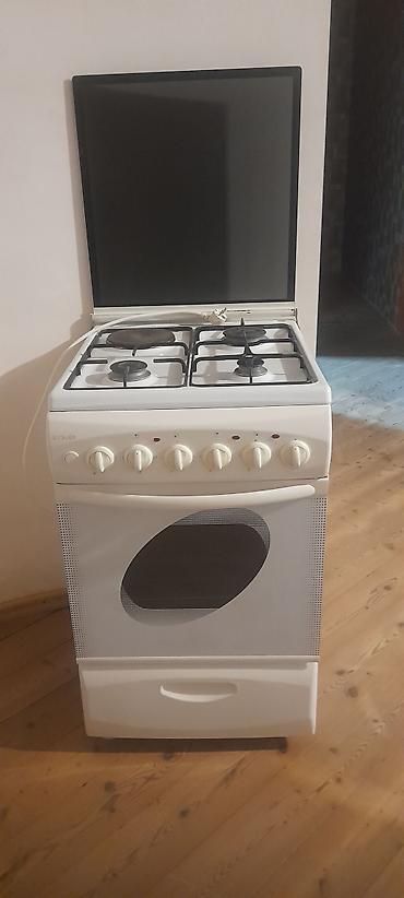 silver soba: Qab qacaq dolabı və mətbəxt qaz sobası.Hər ikisidə təzədir hec bir — 2