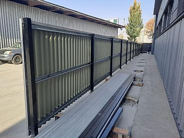 Обшивка лестниц: Продам лестницу из нержавеющего-оцинкованного профиля 0.7, высота — 6