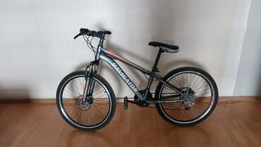 горный мотоцыкл: Тоо велосипеди, Башка бренд, Велосипед алкагы S (145 - 165 см), Алюминий, Колдонулган