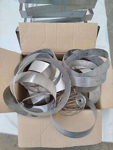 jelatin: Şirniyyat qəlibləri, rəng - Gümüşü, Metal, Dairəvi — 4