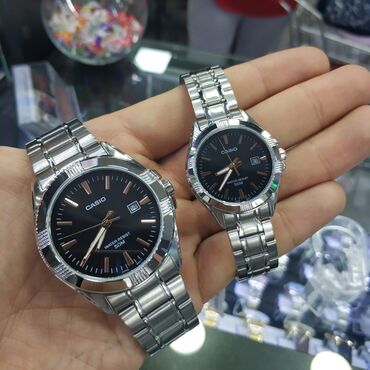 кожанный браслет: Парные часы! Японской фирмы Casio! ___ Механизм - Японский