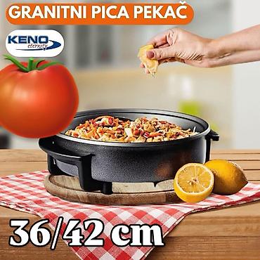 igrice 250: Granitni pica pekač Keno Eternity – prečnik 36/42 cm 36 cm-3500 dinara — 1