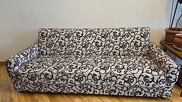 sofa: Прямой диван, Б/у — 1