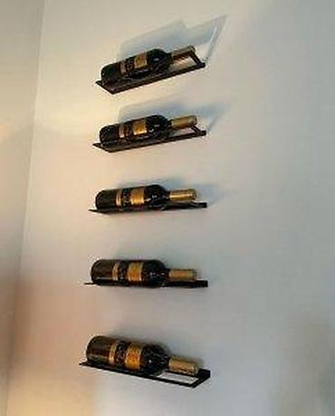 regali za vino: POLICE ZA VINSKE FLAŠE MODEL M18 | Izrada nameštaja po meri — 2