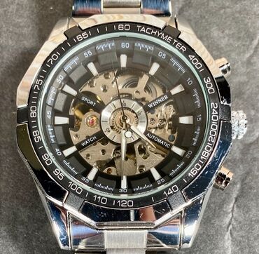 Наручные часы: Часы. Люксовые классические мужские часы WINNER Stainless TM340