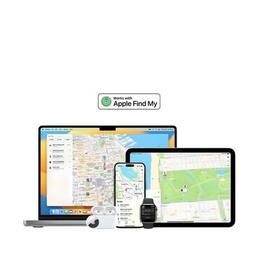 GPS трекеры: Чип трекер Брелок‑трекер Momax (совместим с Apple Find My) -