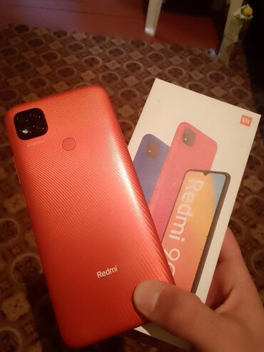 xiaomi 3: Xiaomi Redmi 9C, 64 GB, rəng - Narıncı, 
 Barmaq izi, İki sim kartlı