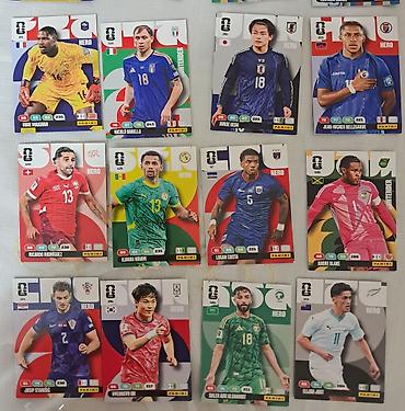 isvecrə: Panini futbol kartlarının seçmə dəsti - Seriya: Panini, “Heroes/Top — 1