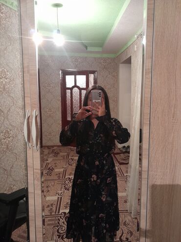 Повседневные платья: Повседневное платье, Турция, Лето, Длинная модель, M (EU 38)