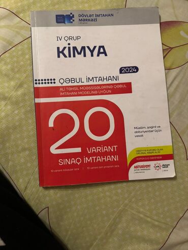 kimya 7 ci sinif test: 2024-cü il ali təhsil müəssisələrinə qəbul imtahanına hazırlaşan