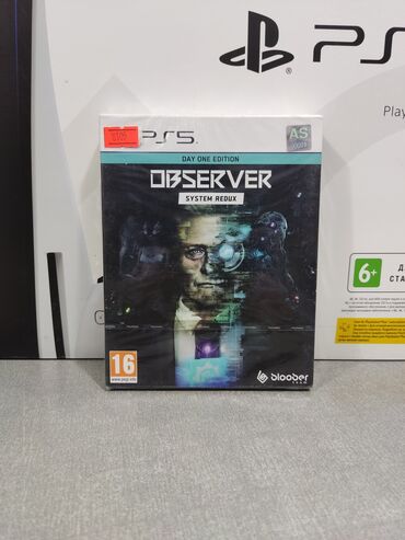 observer: Playstation 5 üçün observer system redux oyun diski. Tam yeni