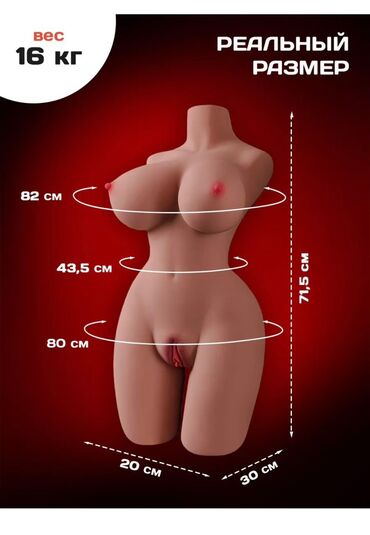 Товары для взрослых: Секс игрушка мастурбатор реалистичный с вагиной и анусом. Это