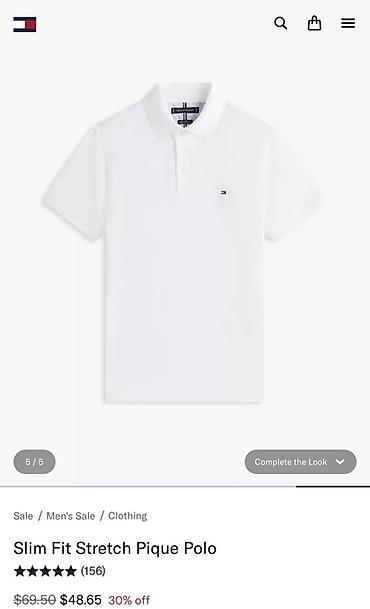 ag cins: Polo köynək, Tommy Hilfiger, XS, rəng - Ağ — 5