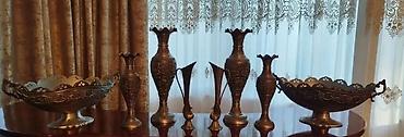 Ev üçün dekor: Vaza dəsti, Metal — 5