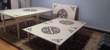 Национальные кыргызские столы: Национальный кыргызский стол, Новый, Складной, Дерево — 17
