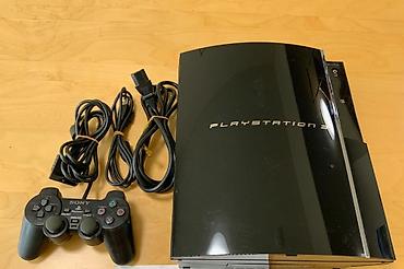 playstation lalafo: PlayStation 3 (Fat model) + Original Pult və Kabellər / Əla vəziyyətdə — 1