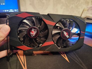 kampyuter: Видеокарта Asus GeForce GTX 1050 Ti, 4 ГБ, Б/у