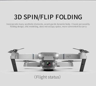 Dronovi: Dron E88W PRO 2021 WIFI FPV RC 4K/Dual GARANCIJA GODINU DANA 200m — 8