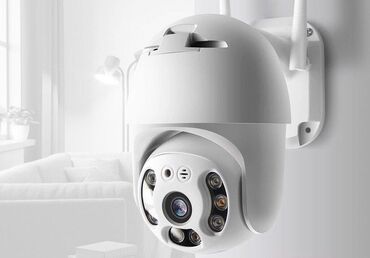 bakida mini kamera satisi: 64gb yaddaş kart hədiyyə Kamera wifi 360° smart kamera 3MP Full HD