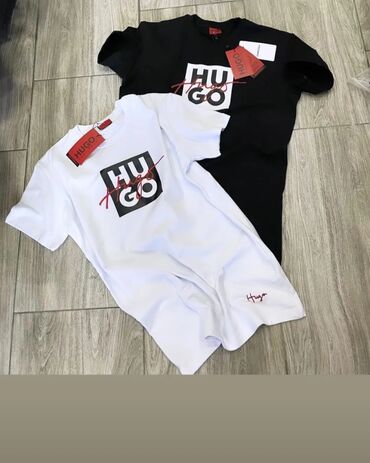 crna majica l: Men's T-shirt Hugo Boss, M (EU 38), L (EU 40), XL (EU 42), bоја - Crna