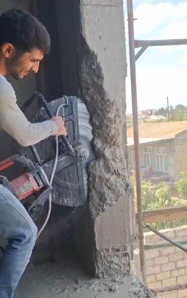 Beton işləri: Beton kəsimi və deşik açma xidməti- Beton kesimi beton kesen beton — 16