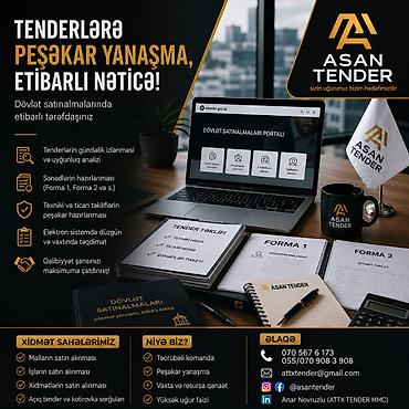 тендер менеджер: ASAN TENDER – Dövlət satınalmalarında peşəkar dəstək xidməti Xidmətin — 1
