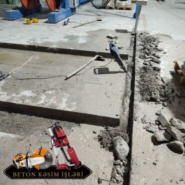 Beton işləri: Beton kəsmə beton deşmə xidməti Karot - HILTI DD 200 / 350 ilə 25 ° — 10