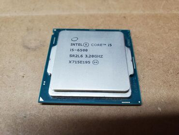 Prosessorlar: Prosessor Intel Core i5 i5-6500, 3-4 GHz, 8 nüvə, İşlənmiş