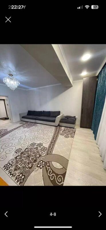 2 комнатная квартира в джале: 2 комнаты, 75 м², Элитка, 3 этаж, Евроремонт