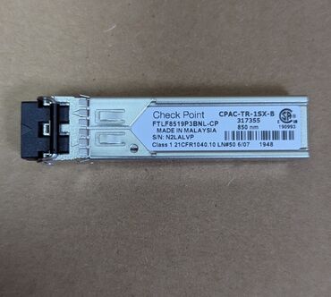 пассивное сетевое оборудование ethernet sfp (lc): Check Point CPAC-TR-1SX-B 
Оригинал sfp трансивер. Модуль 
1gb 850mm