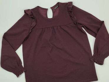 bordowa bluzki z długim rękawem: Блуза жіноча, House, M, стан - Хороший