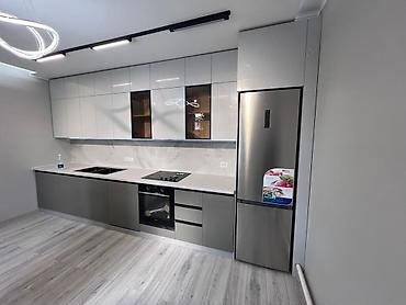 silver kitchen: Кухонный набор на заказ, МДФ, По договорённости, Дизайн, проект — 1