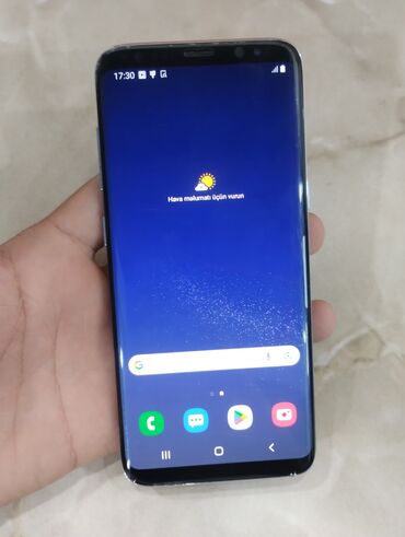 telefon nomreler: Samsung Galaxy S8, 64 GB, rəng - Qara, Zəmanət, Sensor, Barmaq izi