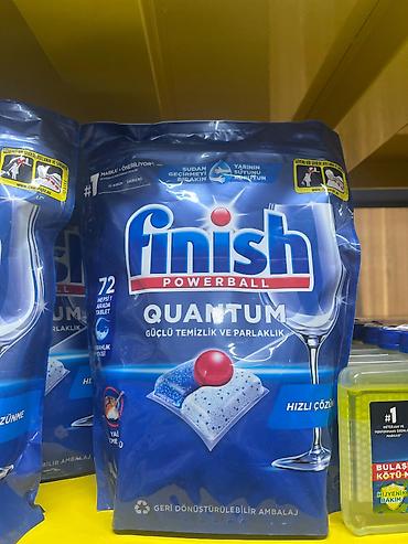 Бытовая химия: Finish Quantum qabyuyan tablet (72 ədəd) Orijinal Türkiyə — 2