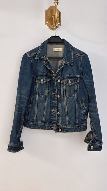 женские классические пальто: Klassik mavi cins gödəkçə - Brend: Mango - Material: 100% denim