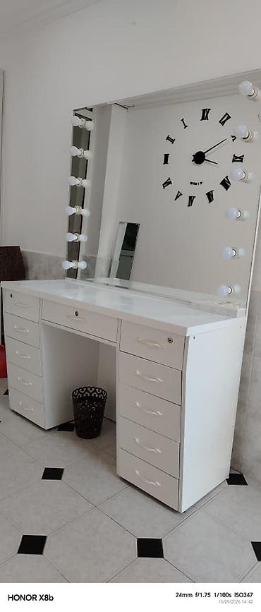 salon divan: Düz masa, Siyirməli, Polkasız, Şüşə — 1